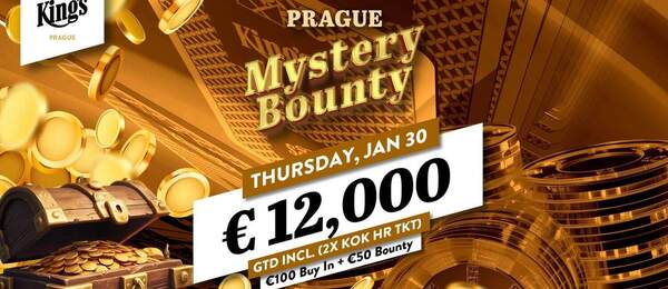 Oblíbený turnaj Mystery Bounty garantuje minimálně €12.000