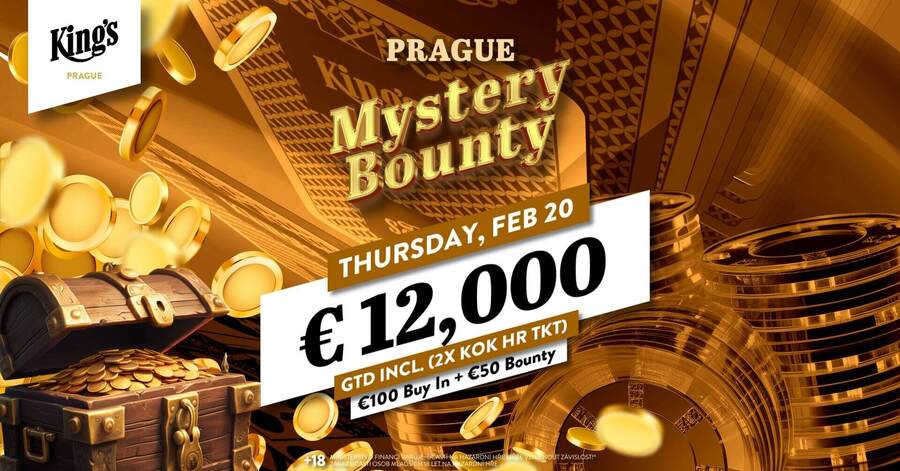 Oblíbený turnaj Mystery Bounty garantuje minimálně €12.000