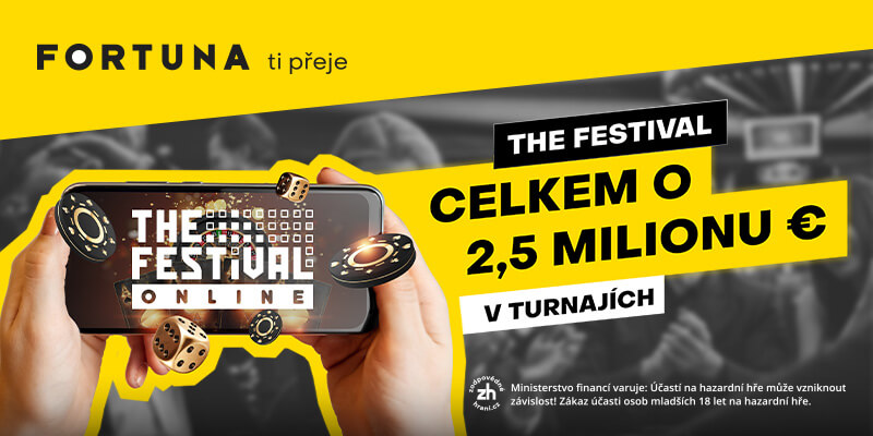 The Festival garantuje na Fortuně celkem €2.500.000