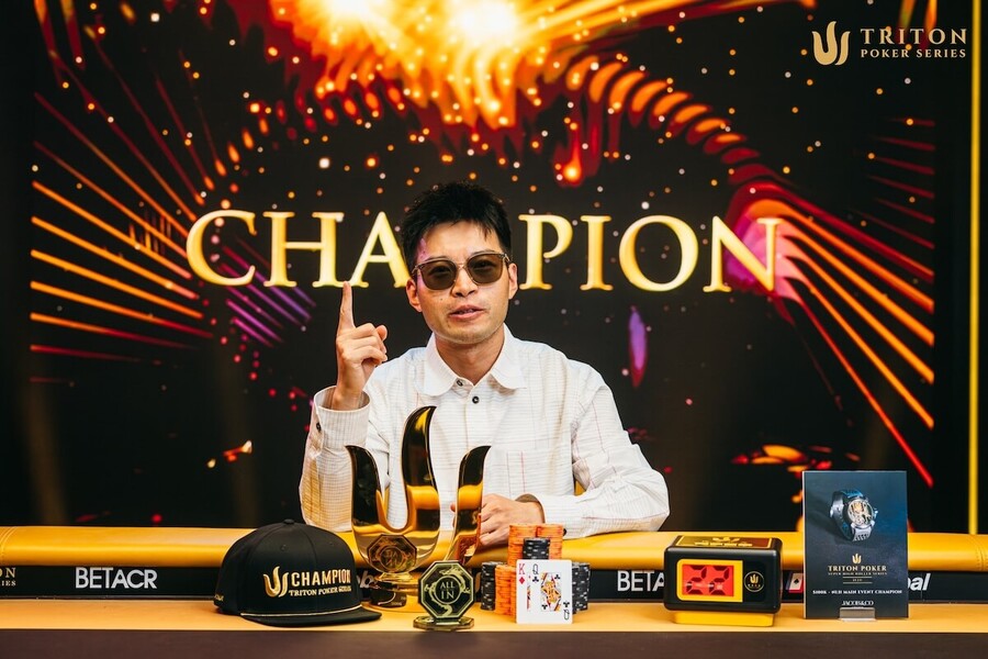 Šampion Triton Main Eventu v Jeju – Huang Wenjie